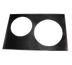 Thumbnail image #1 for APW Wyott Stainless Steel Food Bar Adapter Plate for 12 x 20 Openings with 8-1/2 in. and 10-1/2 in. Round Cutouts