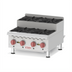 Thumbnail image #1 for Omcan USA Countertop Natural Gas Commercial Hot Plate with 2 Open Burners and 2 Step-Up Burners, 26.7 Inches Wide