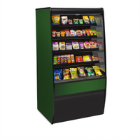 Federal Industries Vision Series Non-Refrigerated Self-Serve High Profile Merchandiser, 24 x 33 x 78 Inches, Curved Ends, 4 Adjustable Shelves
