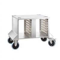 RATIONAL UG II Mobile Catering Stand for SCC 61/CMP 101 Series, 14 Supporting Rails, Stainless Steel