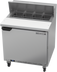 Thumbnail image #1 for Beverage-Air SPE32HC-08 One-Section Sandwich Top Refrigerated Prep Table, 32-Inch Wide, Solid Door, 8.01 Cu. Ft.