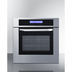 Thumbnail image #1 for Summit Appliance 24-Inch Built-In Electric Convection Wall Oven, 2.5 Cu. Ft., Stainless Steel