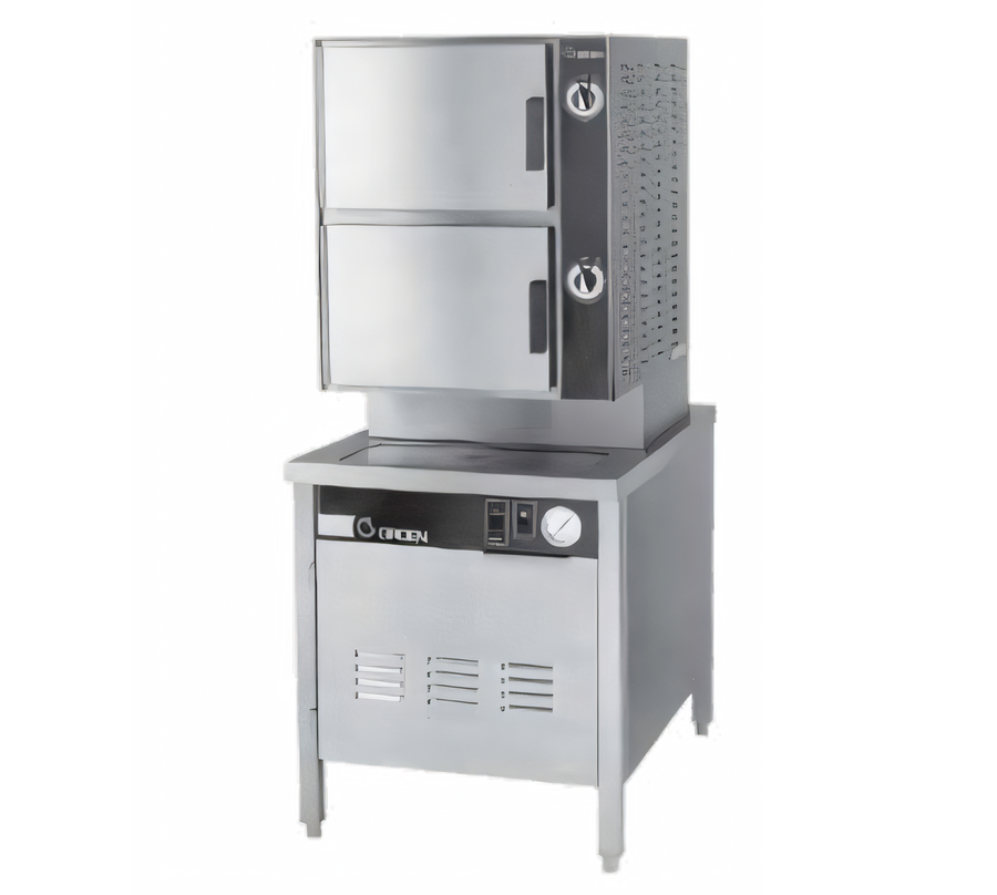 Product image #1 for Groen HyPlus 2-Compartment Electric Pressureless Steamer with 24-Inch Cabinet Base