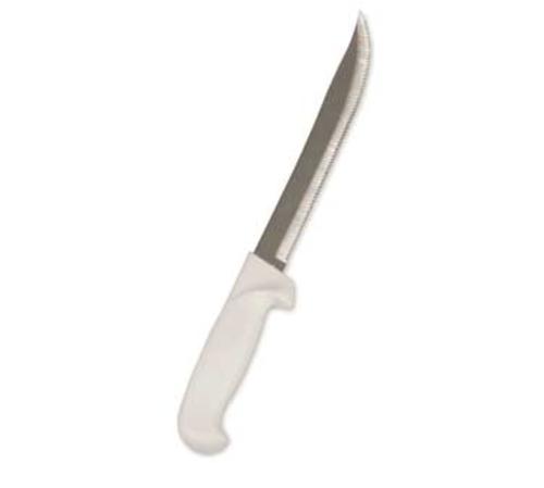 Product image #1 for Crestware 9-Inch Utility Knife with High-Carbon German Steel Blade and White Polypropylene Handle