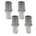Thumbnail image #1 for BK Resources BK-SSAF-4 Shelf Casters & Leveling Feet