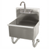 Thumbnail image #1 for Advance Tabco Wall-Mounted Stainless Steel Service Sink with Gooseneck Faucet