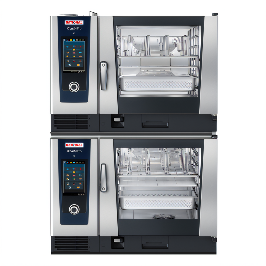 Product image #1 for RATIONAL iCombi Pro Double-Stack 6-Full Size Electric Combi Ovens, 480/440V, 3-Phase