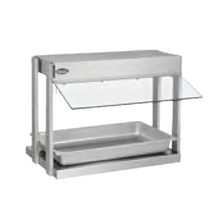 Product image #1 for Hatco Glo-Ray® Countertop One-Pan Hors D'Oeuvres Warmer with Heated Base and Sneeze Guard