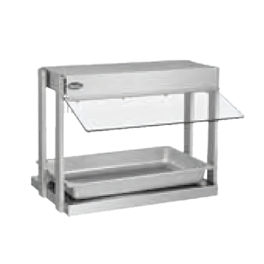 Product image #1 for Hatco Glo-Ray® Countertop One-Pan Hors D'Oeuvres Warmer with Heated Base and Sneeze Guard