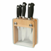 Thumbnail image #1 for Mercer Culinary Genesis 6-Piece Forged Knife Set with Tempered Glass Block