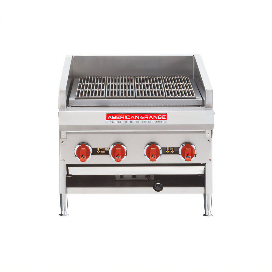 Product image #1 for American Range ADJ-24 24-Inch Countertop Gas Radiant Charbroiler with Adjustable Grates