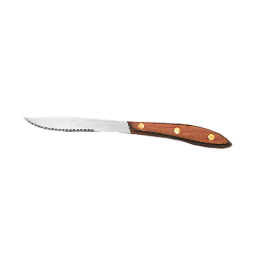 Product image #1 for American Metalcraft Steak Knife with Pakkawood Handle, Pointed Tip, 4-3/8-Inch Blade, 8-Inch Overall