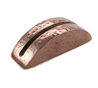 American Metalcraft Half Moon Copper Hammered Menu Card Holder