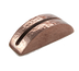 Thumbnail image #1 for American Metalcraft Half Moon Copper Hammered Menu Card Holder