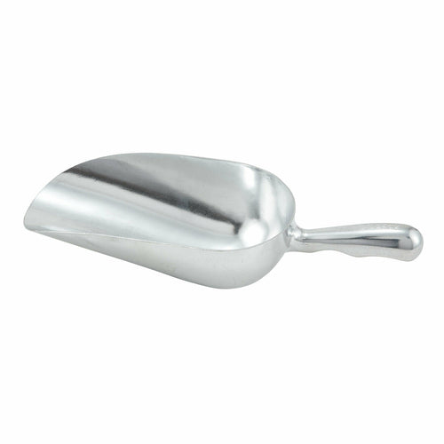 Product image #1 for Winco AS-24 24 oz Aluminum Round-Bottom Utility Scoop with Stabilizing Feet