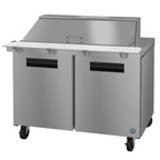 Thumbnail image #1 for Hoshizaki Steelheart SR48B-18M 48-Inch 2-Section Mega Top Reach-In Prep Refrigerator, Stainless Steel, 18-Pan Rail