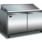 Thumbnail image #1 for Serv-Ware 24 Pan Mega Top Sandwich Prep Table Refrigerator