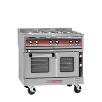 Southbend SE36T-BBB 36-Inch Electric Heavy Duty Range with 6 Round Hotplates and TruVection Oven