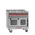Thumbnail image #1 for Southbend SE36T-BBB 36-Inch Electric Heavy Duty Range with 6 Round Hotplates and TruVection Oven