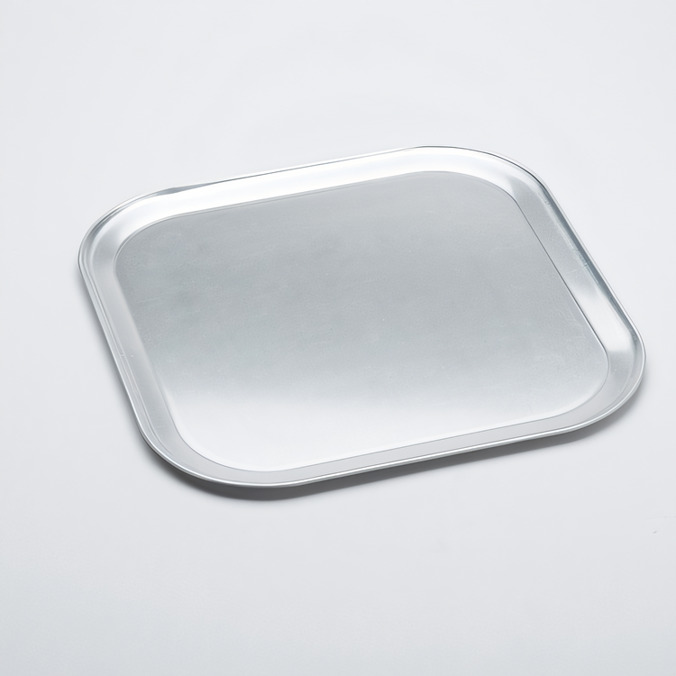 Product image #2 for American Metalcraft 14-Inch Square Thin Pizza Pan, Wide Rim, 18-Gauge Aluminum