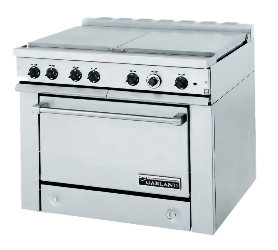 Product image #1 for Garland 36E Series 36-Inch Heavy Duty Electric Range with Dual 18-Inch Boil Plates, Standard Oven, and Backriser