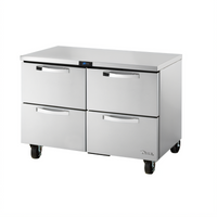 True Spec Series 48-Inch Undercounter Drawer Refrigerator, 4 Drawers, Stainless Steel, R290