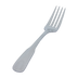 Thumbnail image #1 for Shelby 7-Inch Extra Heavy Weight Dinner Fork, 18/0 Stainless Steel, Mirror Polished