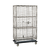 Thumbnail image #1 for Metro Super Erecta Heavy-Duty Mobile Stainless Steel Security Cage with 2 Intermediate Shelves