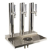 Thumbnail image #1 for Skyline 3-Column Glycol-Cooled Countertop Draft Beer Station with Integrated Drip Pan and Glass Rinser