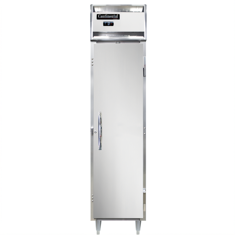 Product image #1 for Continental Refrigerator D1FSENSA Designer Slim Line 1-Section Narrow Full-Height Solid Door Reach-In Freezer