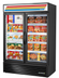 Thumbnail image #1 for True Two-Section Glass Door Freezer Merchandiser, 54-Inch Wide, Self-Contained Bottom Mount