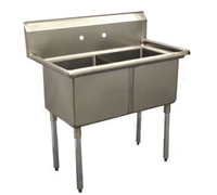 Serv-Ware D2CWP1818 Compartment Sinks