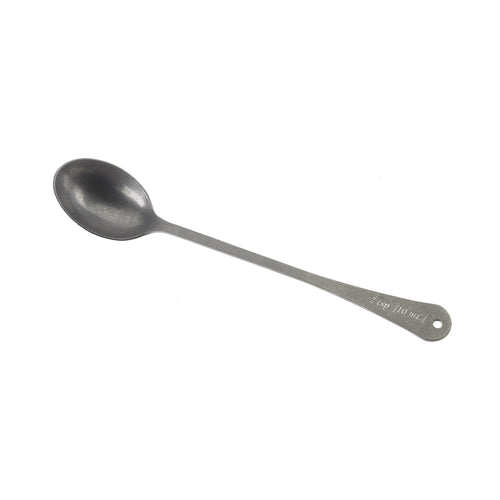 Product image #1 for Barfly Measured Bar Spoon, 2 tsp. (10 ml), 7-7/8-Inch, Vintage Finish Stainless Steel