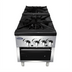Thumbnail image #1 for CookRite ATSP-18-2 18-Inch Gas Stock Pot Stove with Two 3-Ring Burner Sections, 160,000 BTU