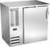 Thumbnail image #1 for 36-Inch One-Section Shallow Depth Solid Door Back Bar Refrigerator, 8.43 Cu. Ft.