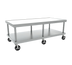 Thumbnail image #1 for Vulcan Universal 61-Inch Stainless Steel Equipment Stand with 1/2-Inch Marine Edge, Undershelf, and 5-Inch Casters