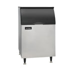 Thumbnail image #1 for Ice-O-Matic B55 510 lb Top-Hinged Slope-Front Ice Bin with Aluminum Exterior, Polyethylene Interior, 6-Inch Legs