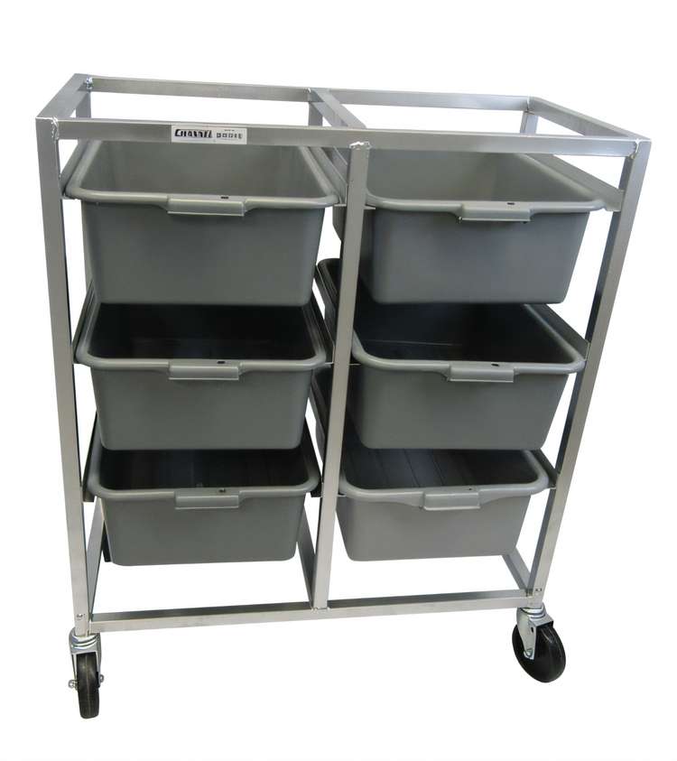 Product image #1 for Channel Manufacturing BBC-6 Aluminum Double-Section Bus Box Cart