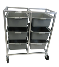 Channel Manufacturing BBC-6 Aluminum Double-Section Bus Box Cart