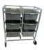 Thumbnail image #1 for Channel Manufacturing BBC-6 Aluminum Double-Section Bus Box Cart