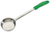 Thumbnail image #2 for Winco 4 oz Solid Stainless Steel Portion Control Serving Spoon with Green Handle