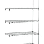 Thumbnail image #1 for Metro Super Erecta SA-1836C-86-A5 Super Adjustable Wire Add-On Shelving Unit, 36"W x 18"D x 86"H, 800 lb. capacity per shelf, 2000 lb. capacity per