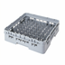 Thumbnail image #2 for Cambro Camrack® Full Size 9 x 9 Peg Dish Rack with 1 Extender, Soft Gray
