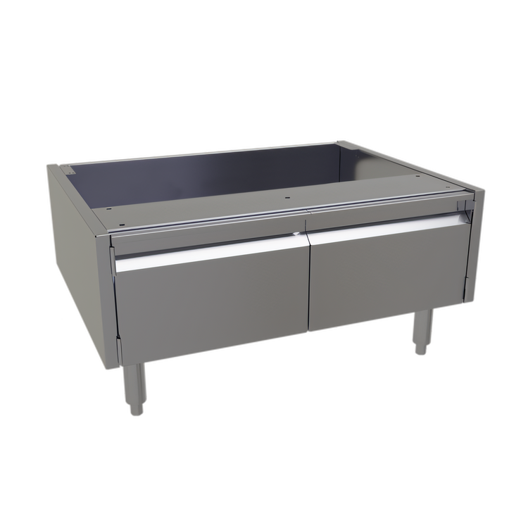 Product image #1 for Glastender 32-Inch Two-Door Stainless Steel Underbar Add-On Cabinet Base