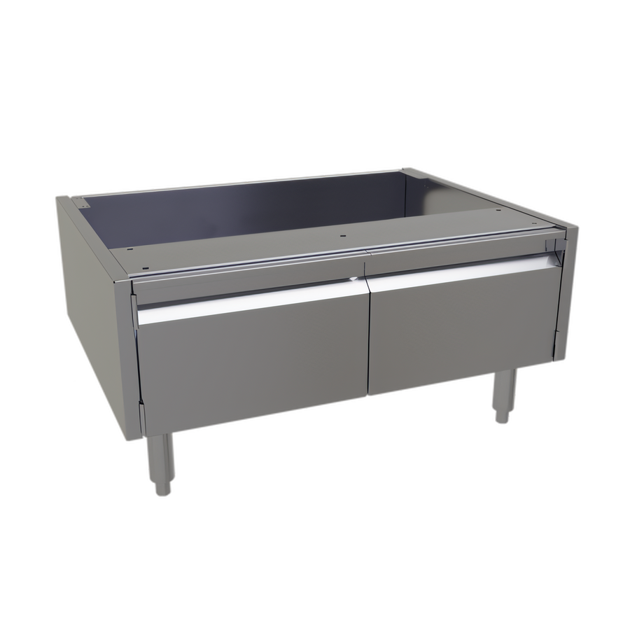 Product image #1 for Glastender 32-Inch Two-Door Stainless Steel Underbar Add-On Cabinet Base