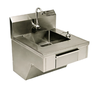 Eagle Group Wall-Mount Physically Challenged Stainless Steel Hand Sink with 14