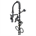 Thumbnail image #1 for T&S MPY-2DCN-08-CR EasyInstall Single-Hole Deck-Mount Pre-Rinse Unit — 8 Inch Swing Nozzle, 24 Inch Spring Hose, 0.65 GPM