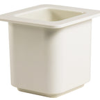 Thumbnail image #1 for Cambro ColdFest® 66CF148 Gastronorm Pan, 1/6 Size, 6" Deep, White