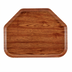 Thumbnail image #2 for Cambro Camtray Trapezoid High-Impact Fiberglass Fast Food / Cafeteria Tray, 14-9/16 x 19-1/2 Inch, Country Oak