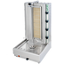 Thumbnail image #1 for Visvardis Gas Vertical Broiler Gyro Machine with 110V Enclosed Spit Motor, 155-200 lb Capacity, Stainless Steel